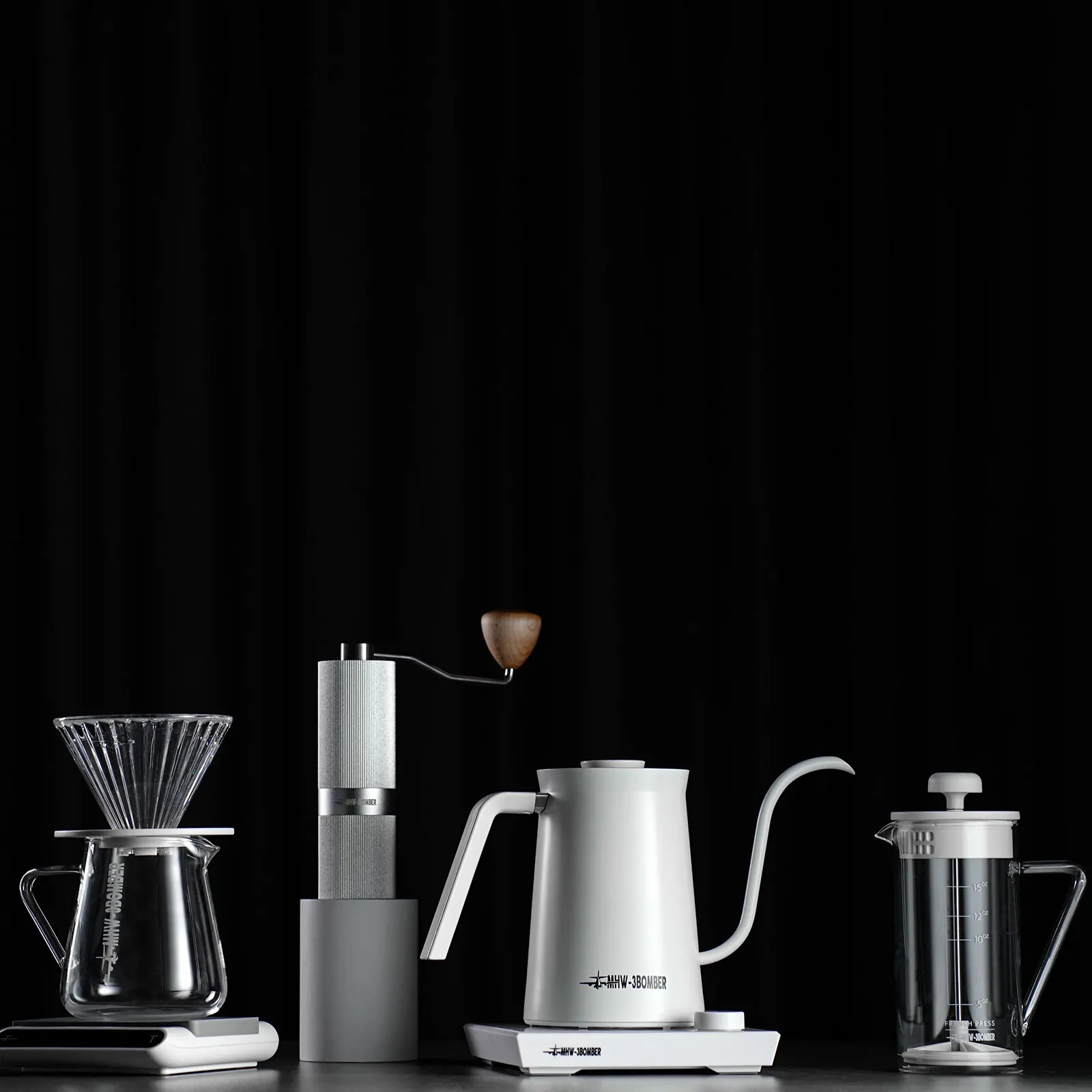 Hervidor de café eléctrico inteligente MHW-3BOMBER, hervidores de cuello de cisne con Control preciso de temperatura, accesorios de Barista para el hogar