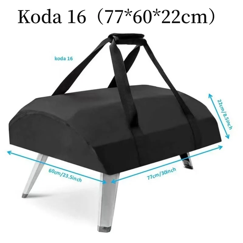 Funda para Horno de Pizza 210D Compatible con Ooni Koda 12 16, Protector Solar para Exteriores, a Prueba de Polvo, Impermeable, Funda para Parrilla, Accesorios para Barbacoa