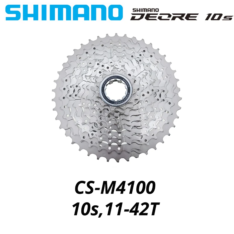Shimano Deore-Cassette para bicicleta de montaña, 10 velocidades, M6000, M4100, HG50, CS-M4100, 10S, 10V, SLX XT, rueda libre HG500 para bicicleta de carretera