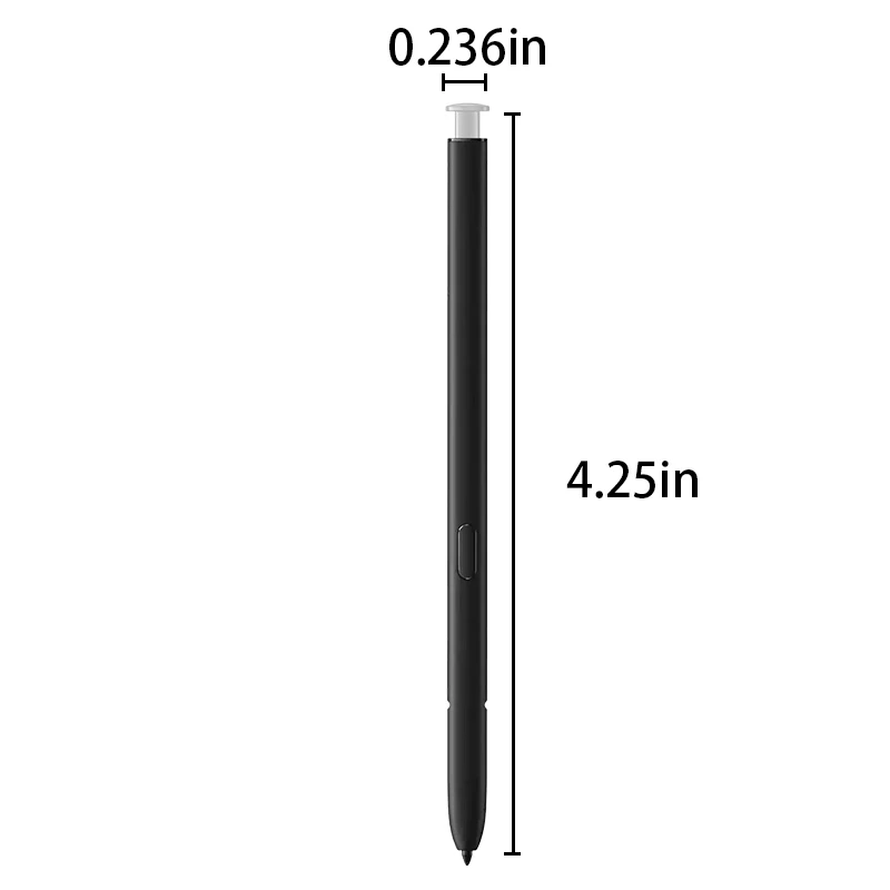 Para Samsung Galaxy S23 Ultra S Pen SM-S918B/DS/SM-S918U Todas las Versiones (Sin Bluetooth) Lápiz Táctil + Puntas de Repuesto