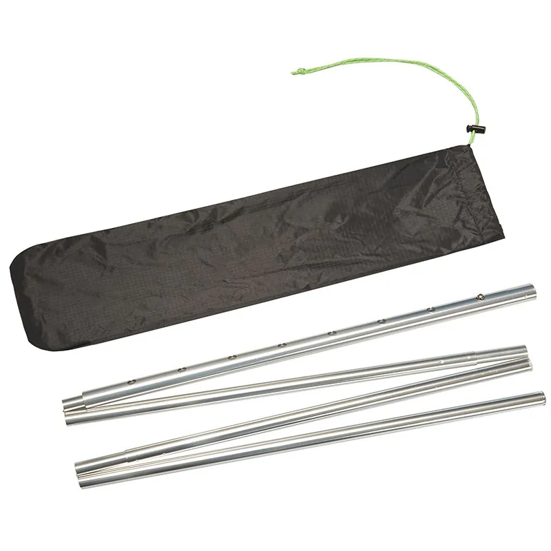 Asta Gear-poste extensible de aleación de aluminio, accesorios para tienda de campaña, 1 piezas, 7075
