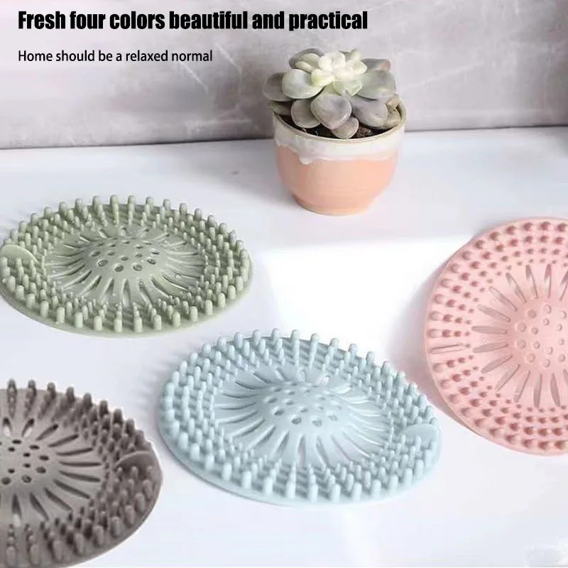 Filtro de desagüe para cabello, cubierta mágica antiobstrucción para fregadero de baño y cocina