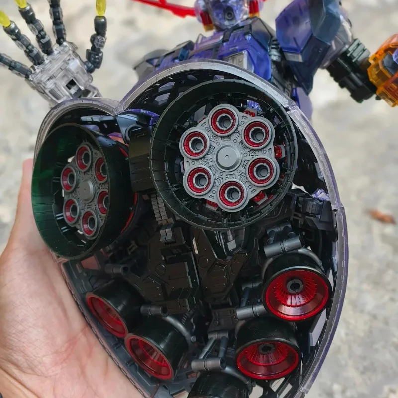 RG 1/144 Zeong Versión Color Transparente Versión con Recubrimiento Especial Kit de Modelo con Calcomanías Base Figura de Acción Coleccionable Regalo