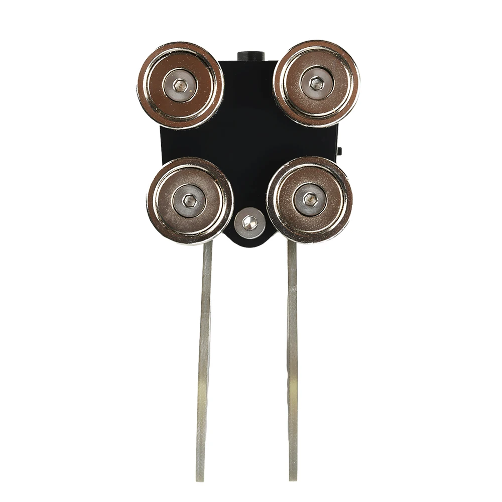 Entrenador automático CW Keyer con PCB 4 bases magnéticas Nd llave Morse de doble paleta para práctica de radioaficionado