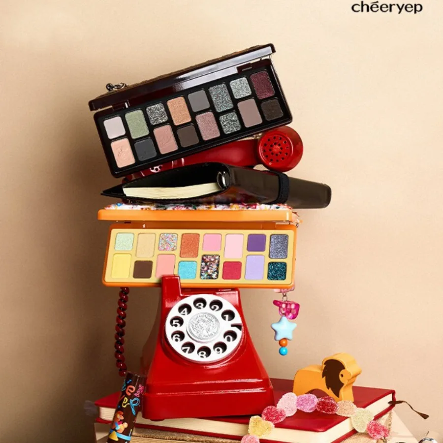 Paleta de Sombras de Ojos Cheeryep de 16 Colores, Mate y Brillante, Maquillaje Natural en Tonos Tierra para Uso Diario, Iluminador y Sombra Todo en Uno
