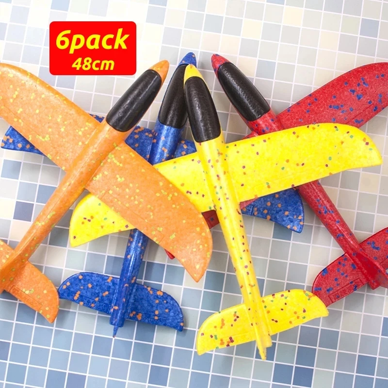 48cm lanzamiento de mano grande lanzamiento de espuma Palne EPP modelo de avión planeador modelo de avión al aire libre DIY juguete educativo para niños
