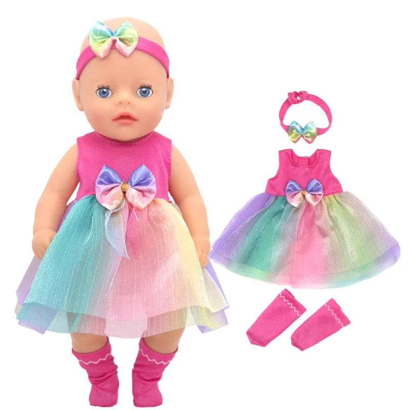 Ropa de vestir para muñeca bebé de 36cm, traje para muñeca de 14 pulgadas, peleles, ropa de juguete