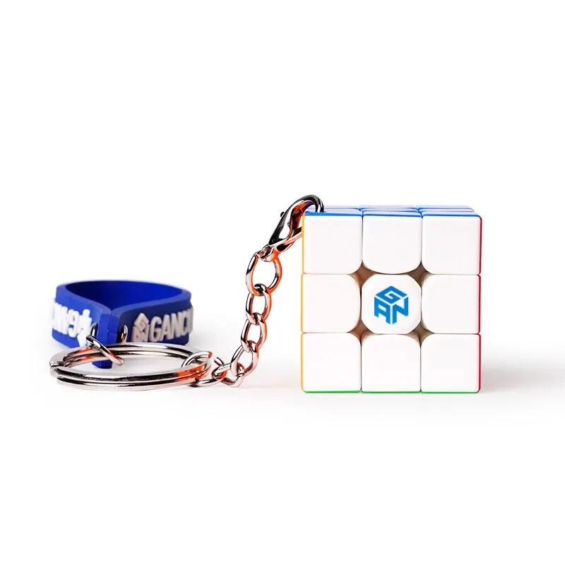 GAN 330 Mini 3x3 llavero cubo 3x3x3 Gan330 Mini Speedcube sin pegatinas 3x3 cubo de velocidad cubo mágico profesional rompecabezas Juguetes