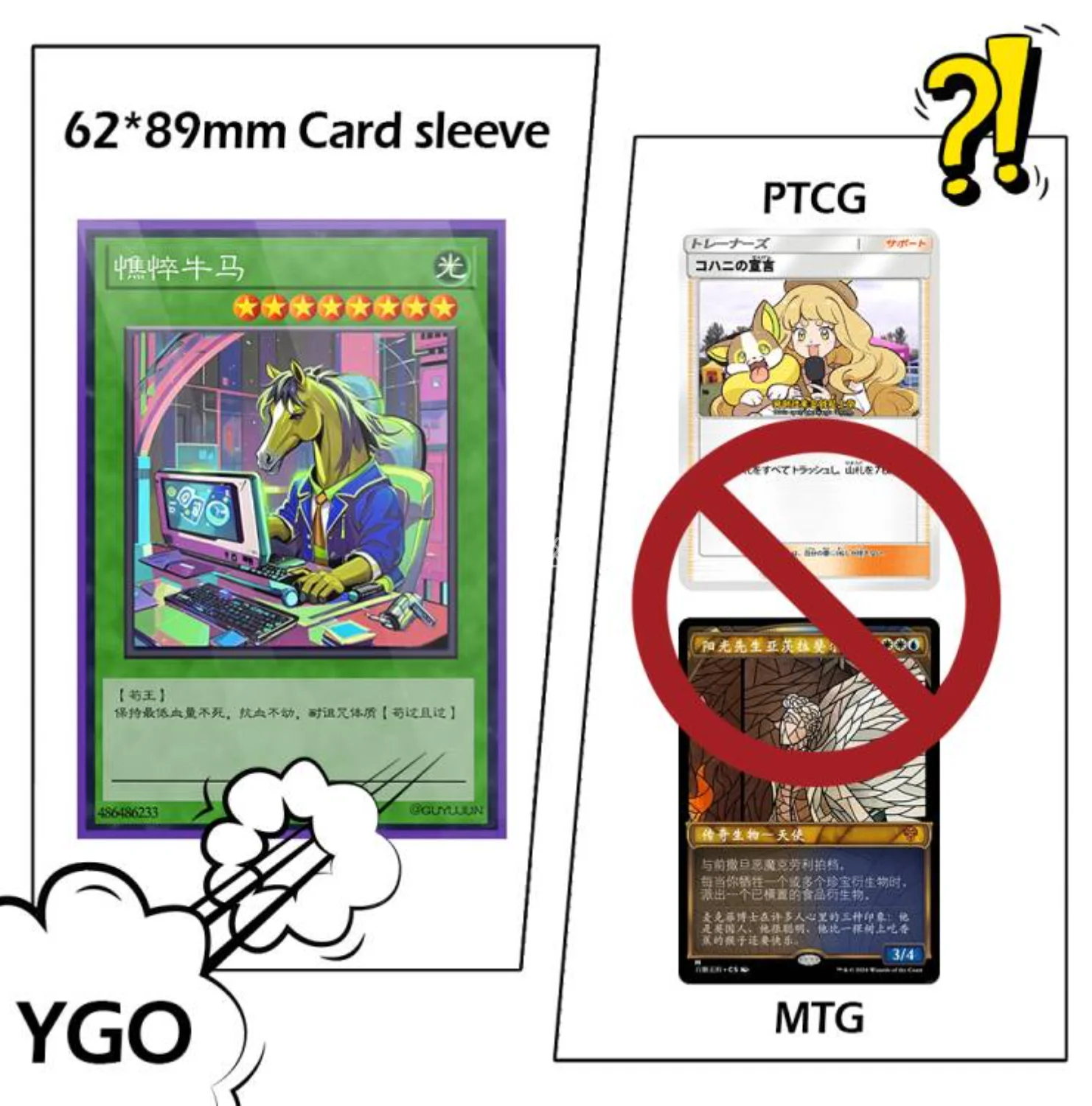 62x89mm 100 unids/set fundas para tarjetas comerciales mate sólido carga superior Protector de tarjetas de tamaño japonés para YGO