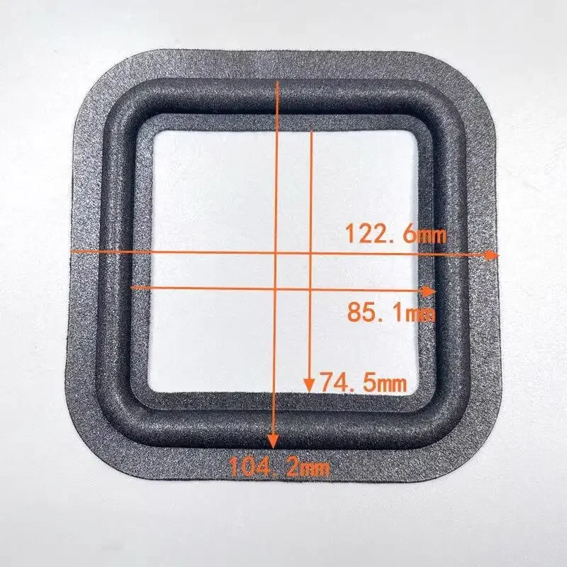 2 uds para Panasonic RX-CW200F grabadora de Radio altavoz plano reemplazo espuma lateral esponja borde cuadrado para Sony F-10W