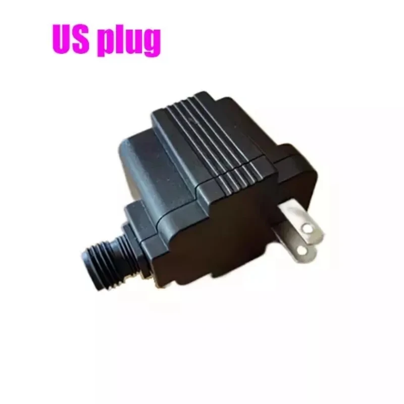 Anillo de luz subacuático de 6 LED para fuentes, estanques de peces, jardines acuáticos, adaptador de CA, blanco cálido, multicolor, blanco