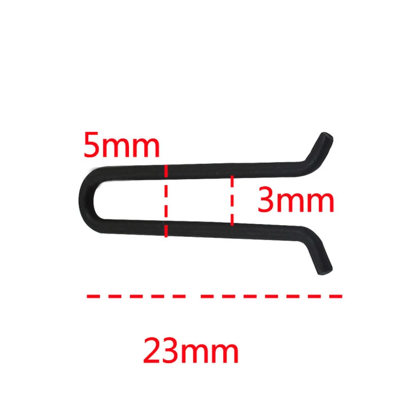 1000 unidades de accesorios de pesca de carpa: Plomos de plomo negro mate, clips con ojo moldeado, clips en U de cabeza doblada, artículos de pesca, pesca