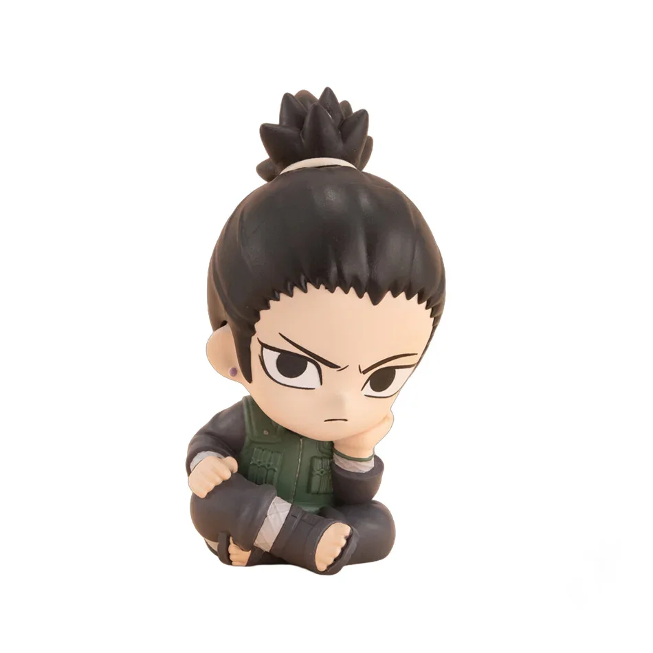 Set de 8 Figuras de Anime Naruto, Kakashi, Sasuke Uchiha, Itachi, Gaara, Haruno Sakura, Figuras de Acción, Versión Q, Modelo de PVC, Juguetes de Regalo