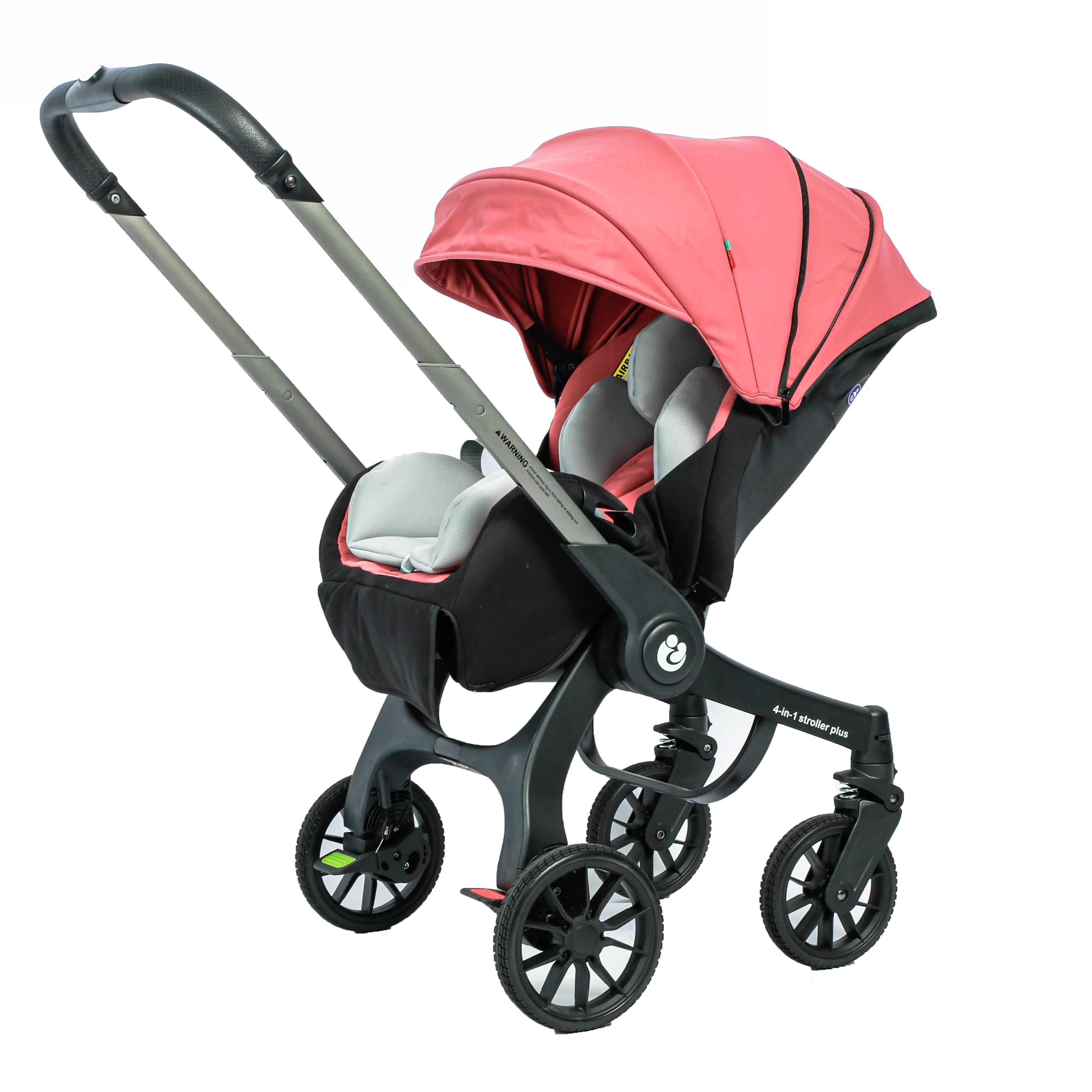 STOCK UE 4 en 1 cochecito de bebé multifuncional bidireccional cochecito de bebé recién nacido 3 en 1 asiento tipo cesta plegable cochecito de viaje ligero