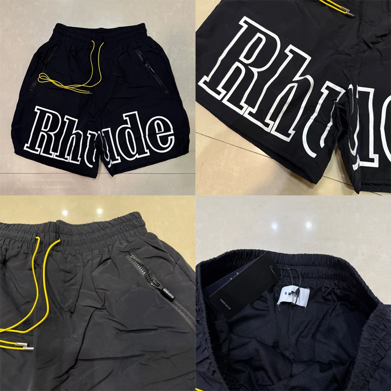 Pantalones Deportivos de Verano para Hombre, Estilo Idéntico en Varios Colores, Shorts Rhude, Pantalones Modernos de Alta Calidad