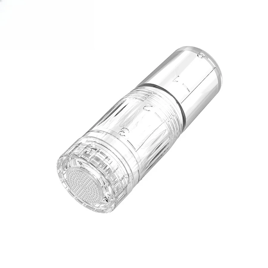 20 agujas de repuesto de 0,25mm, cartuchos con botella de solución de 3ml, salida de líquido ajustable, aguja de repuesto para Dr Pen H3/H5