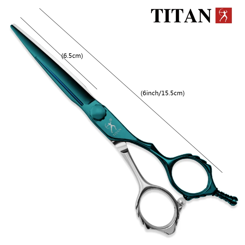 Tijeras Profesionales para Cabello TITAN, Tijeras de Corte para Barbería, Tijeras de Peluquería, Herramientas de Salón ATS314 de Acero Inoxidable
