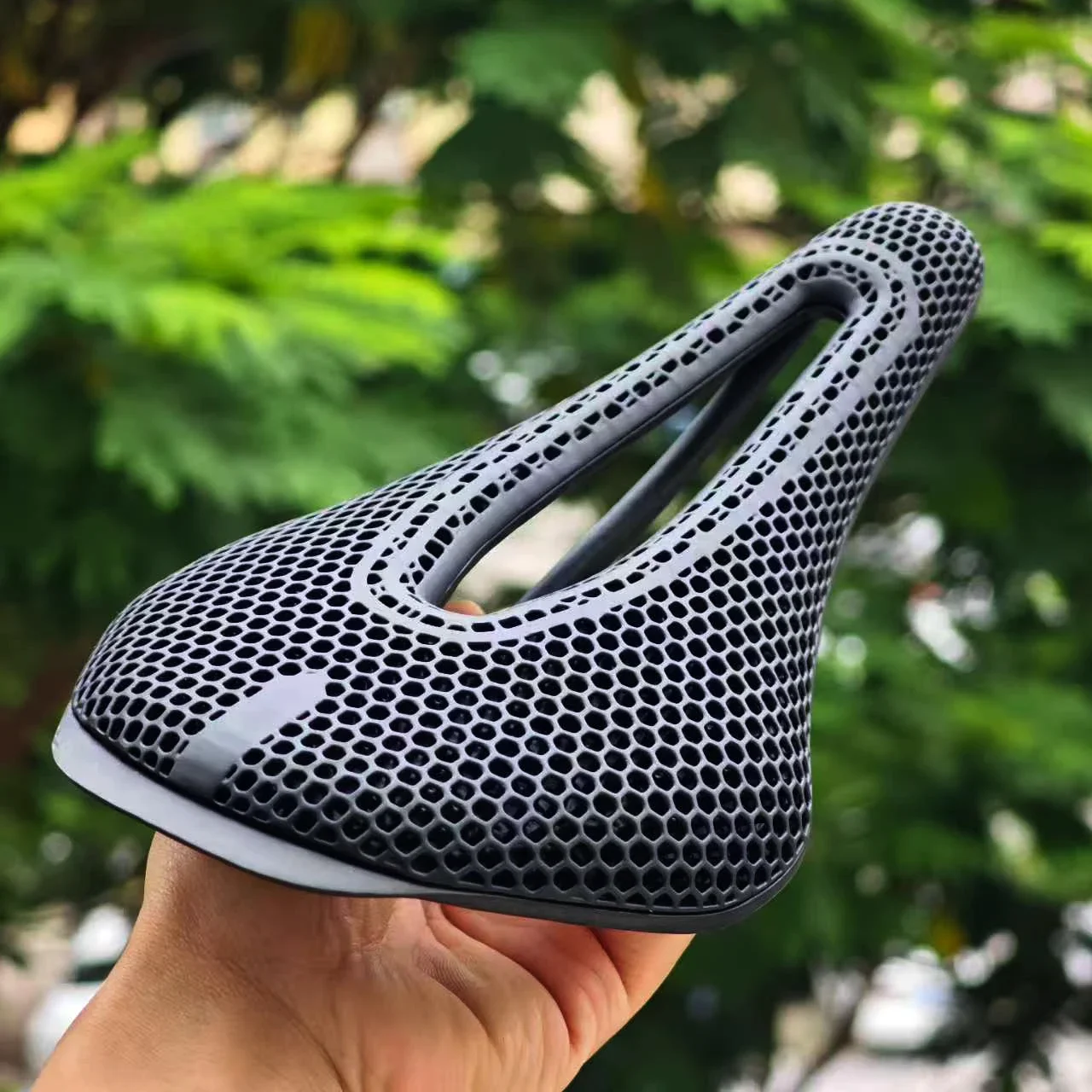 GOLDIX, nuevo sillín de bicicleta con estampado 3D de carbono, ultraligero, para carretera, MTB, sillín de carreras, cojín para bicicleta, accesorios para asiento de bicicleta