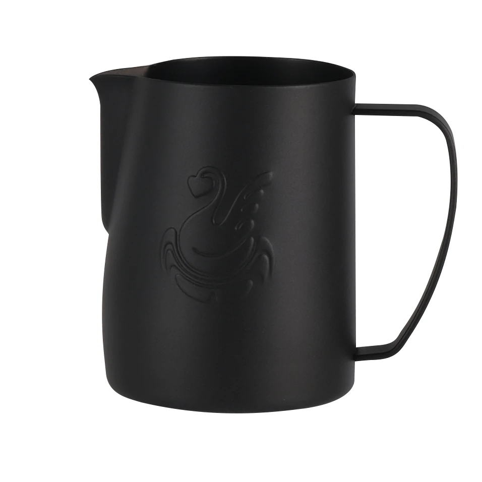 Taza para hacer café expreso, jarras de leche, taza artística para café Latte, jarra para espumar cisne, jarra para espumar leche, cafetera