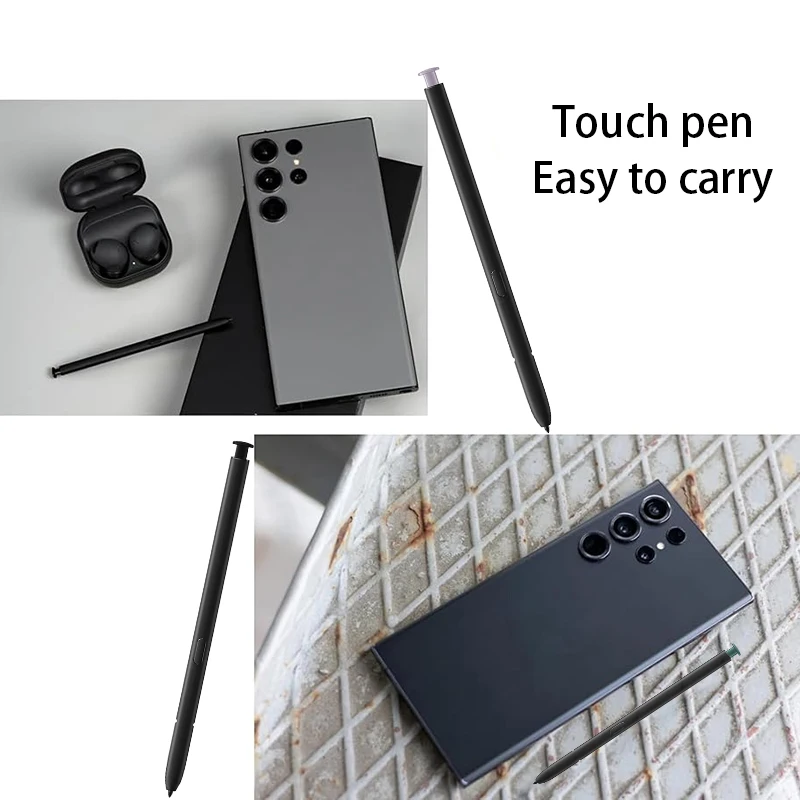 Para Samsung Galaxy S23 Ultra S Pen SM-S918B/DS/SM-S918U Todas las Versiones (Sin Bluetooth) Lápiz Táctil + Puntas de Repuesto