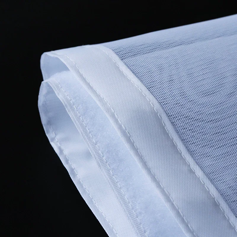 Mosquiteras para ventanas, pantallas antimosquitos para ventanas, malla antiinsectos, tul de aire, mosquitos y moscas invisibles de fibra de vidrio blanca