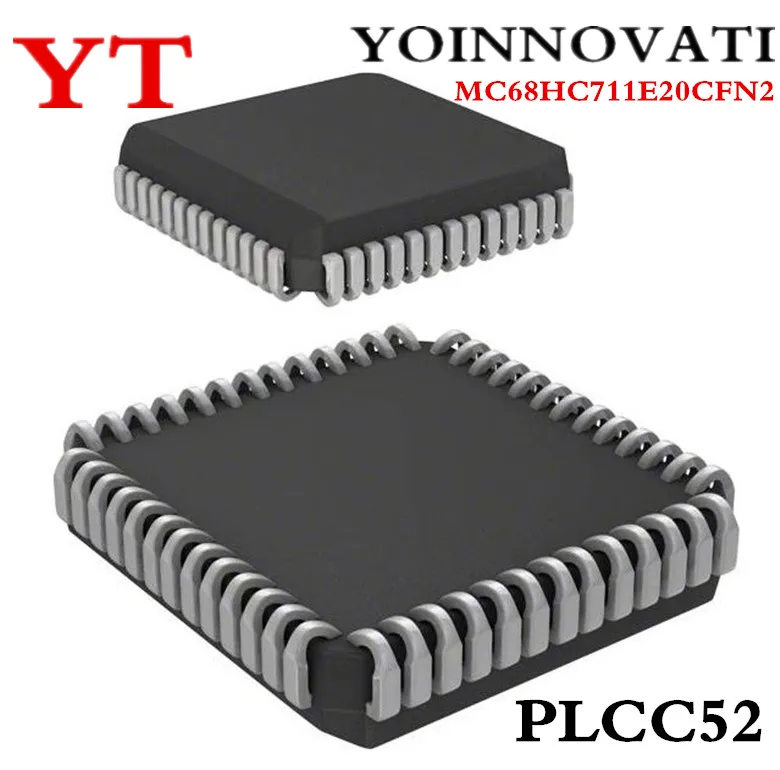 MC68HC711E20CFN2 MC68HC711E20 MC68HC711 MCU 8BIT 20KB OTP PLCC52. lote de 1 unidad