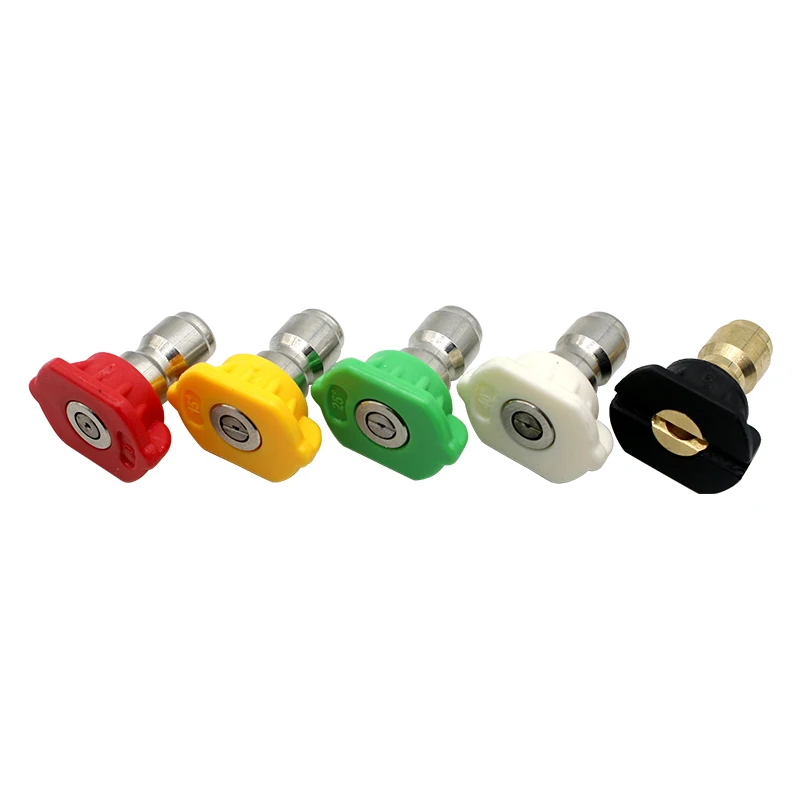 Pistola de agua para lavado de coches de alta presión, junta antibobinado, rosca interna 3/8, enchufe rápido, entrada giratoria, boquillas de cinco colores, 4000psi