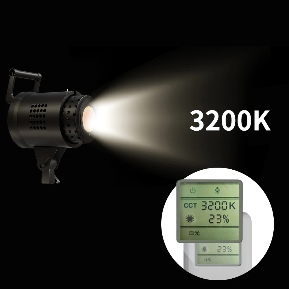 115/135W fotografía Bowens iluminación LED 220V Video estudio lámpara equilibrada luz diurna retrato Flash estudio 3000-6000K 3 colores