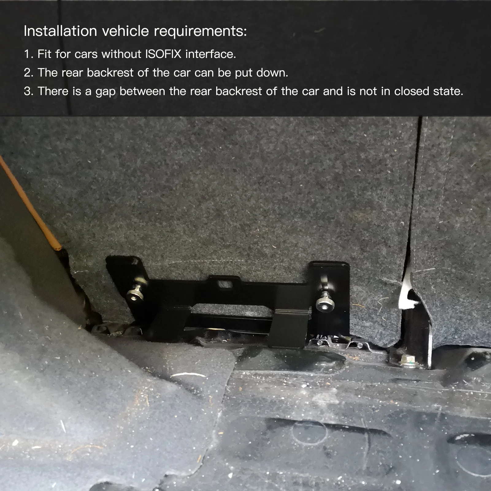 Soporte Universal para montaje en asiento de seguridad de coche, pestillo de acero para conector de cinturón ISOFIX, pestillo de soporte de cinturón de seguridad