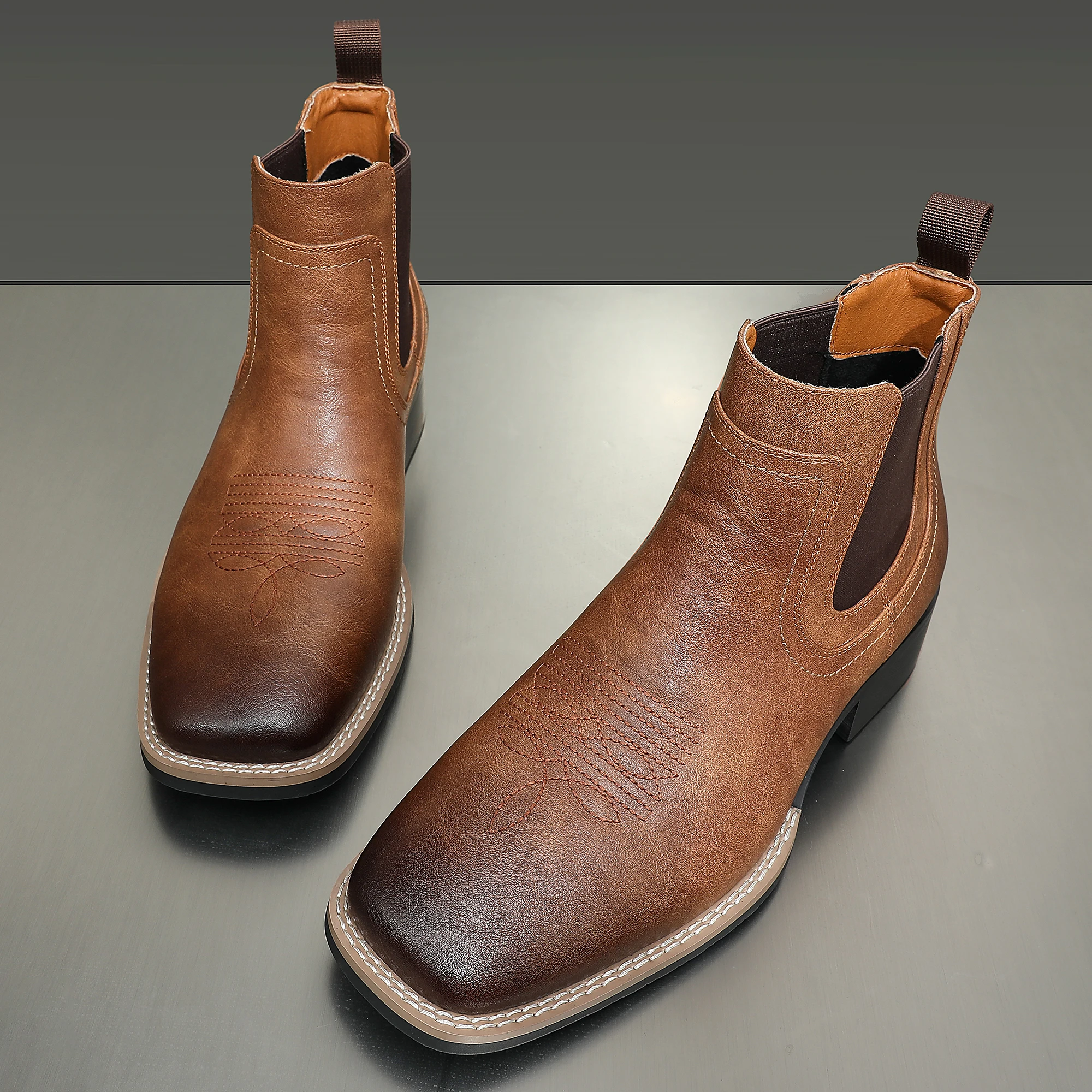 Botas Chelsea de Moda para Hombre en Tres Colores, Cómodas y Versátiles con Suela de Goma Compuesta