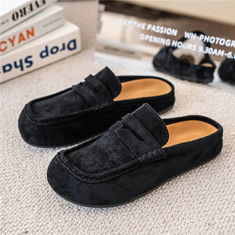 Zapatos Casuales Cómodos de Moda para Hombre, Mocasines de Cuero, Pantuflas, Zapatos Sin Cordones para Conducir, Zapatos Transpirables para Caminar para Parejas