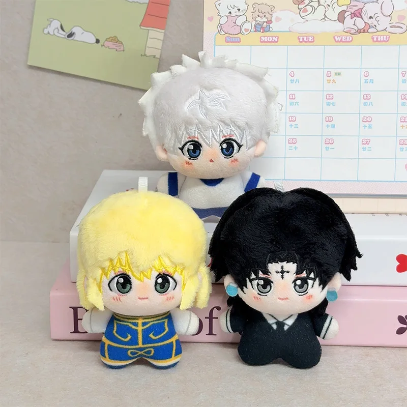 Muñeco de peluche HUNTER×HUNTER de 10cm, colgante de Hisoka Illumi Zoldyck Chrollo Lucilfer, juguete de peluche para fanáticos del anime