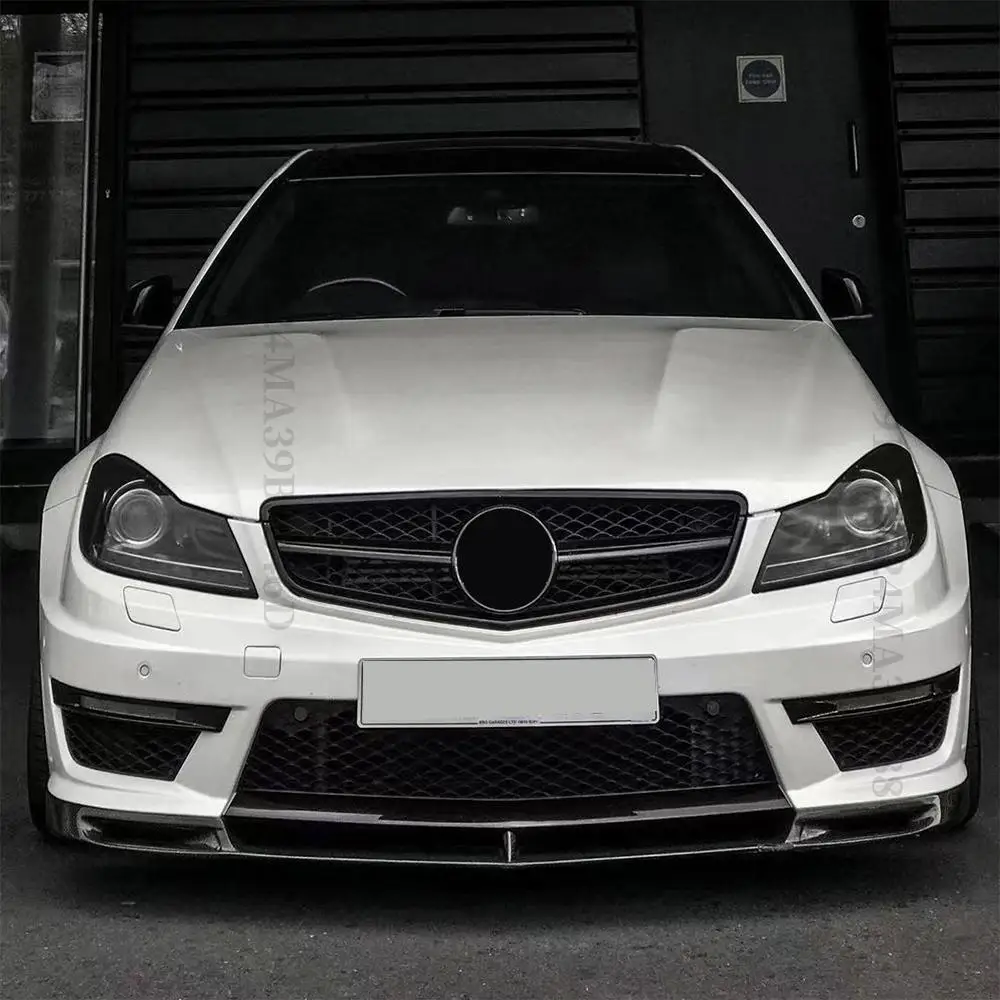 Partida perfecta parrilla de parachoques delantero para Mercedes Benz C W204 C204 S204 2007-2014 C180 C200 C250 C300 AMG GT Diamond Tuning