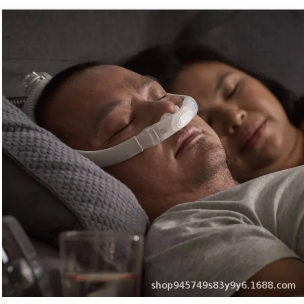 Mascarilla Nasal Anti-ronquidos AirFit P30i con Arnés, Original CPAP para Detener la Apnea, Mascarilla Respiratoria de Silicona Tallas S/M/L, Ayuda para Dormir