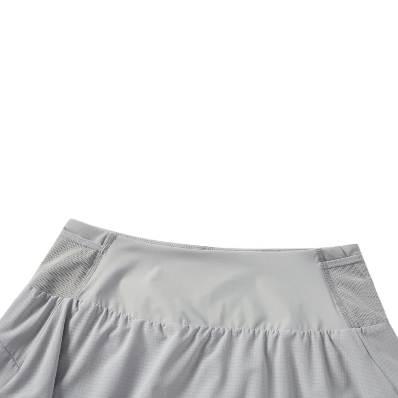 Li-Ning Faldas cortas para correr para mujer AT DRY, ajuste regular, cómodas, transpirables, de color sólido, faldas cortas deportivas ASKV022