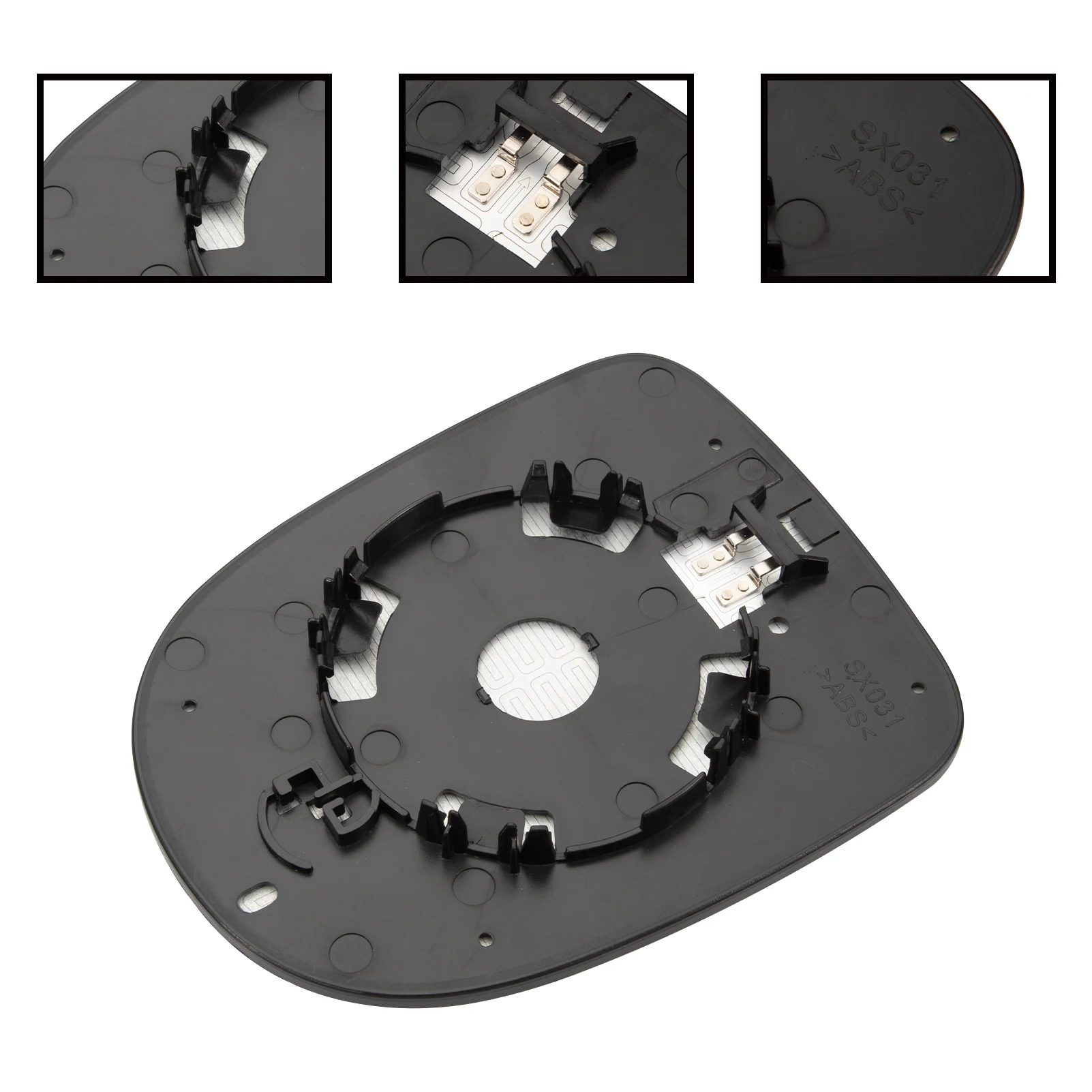 Cristal de espejo trasero calefactable derecho del coche 7701069522 6064542 M 7701069553   Para Renault Clio 3 2009-2012 Twingo 2010-2014