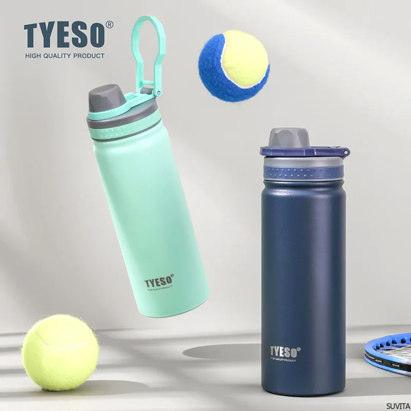 TYESO 530/750ML frascos de vacío termo de acero inoxidable botella de agua vaso para beber mantener la taza de café térmica fría y caliente