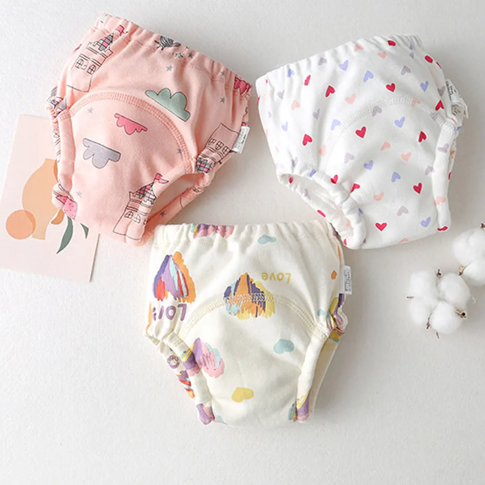 Paquete de 8/6 Pantalones de Entrenamiento para Ir al Baño para Niños, Ropa Interior de Entrenamiento Transpirable y Absorbente, Calzoncillos Cómodos para Entrenamiento para Ir al Baño