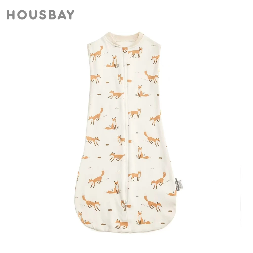 Ropa para envolver sin mangas para bebé de 0 a 12 meses, 100% algodón, transpirable, cómoda, sacos de dormir antisobaltantes todo incluido para verano