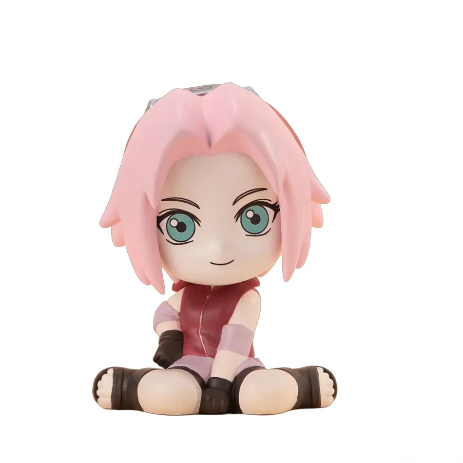 Set de 8 Figuras de Anime Naruto, Kakashi, Sasuke Uchiha, Itachi, Gaara, Haruno Sakura, Figuras de Acción, Versión Q, Modelo de PVC, Juguetes de Regalo
