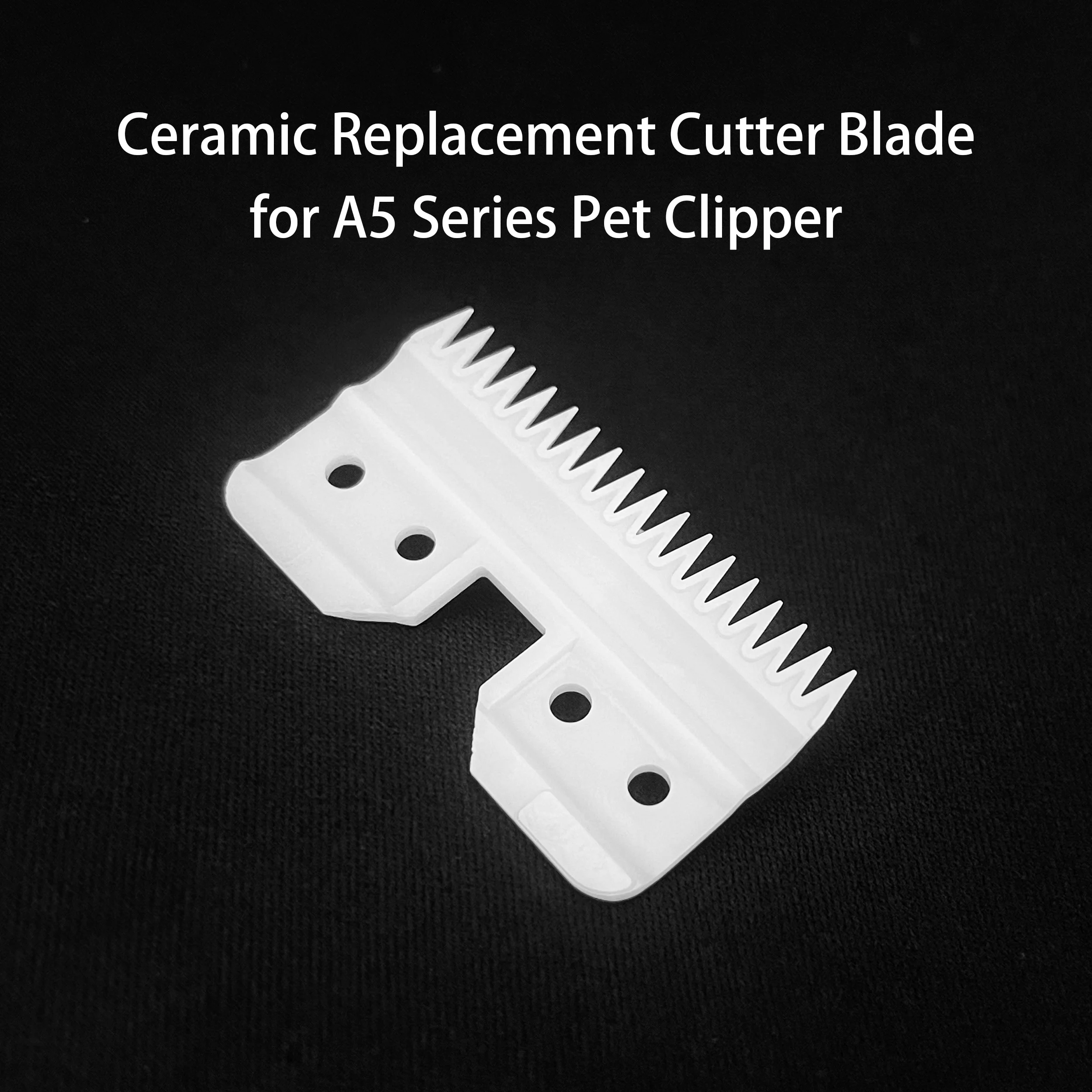 10 unids/lote 18 dientes borde cerámico acero recubierto de carbono cuchilla cortadora para mascotas cuchilla de cuidado de perros accesorios eléctricos para Andis Wahl