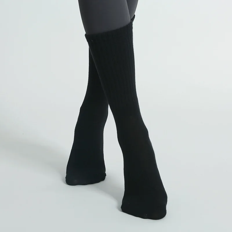 Calcetines de Yoga profesionales para mujer, calcetines de algodón antideslizantes de tubo medio de silicona para Fitness en interiores, calcetines de suelo, calcetines deportivos para baile y Pilates