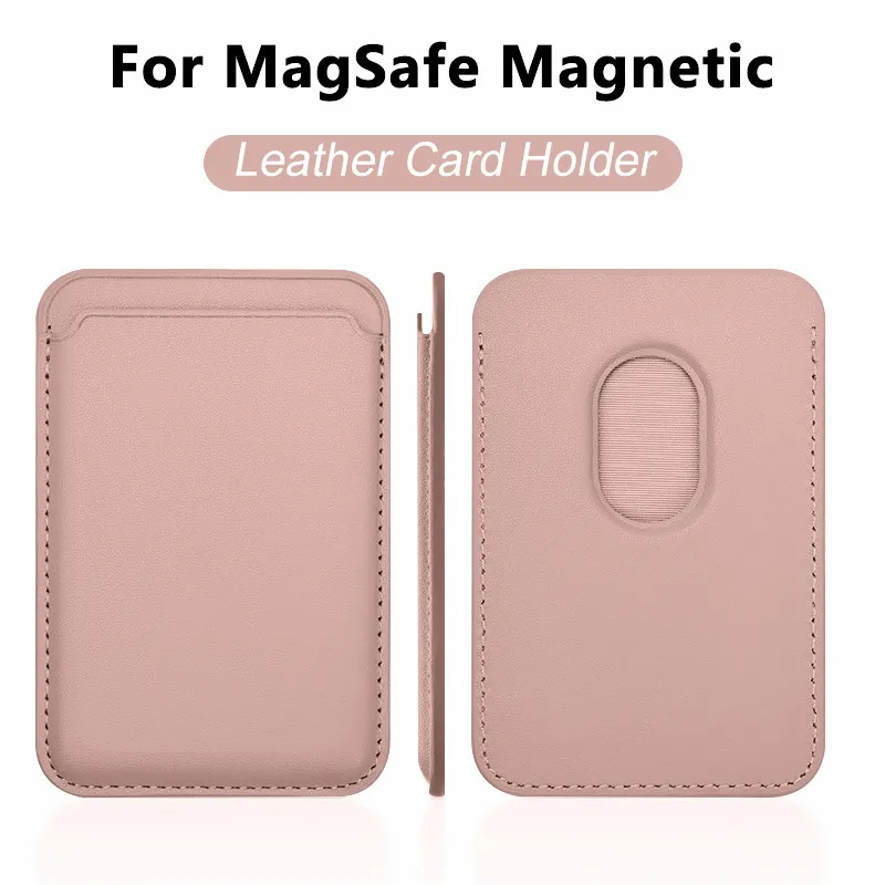 Funda de cuero con diseño 1:1, compatible con MagSafe, con tarjetero magnético para iPhone 18 Pro, 17, 16, 15 Pro Max y Samsung. Incluye caja y funda protectora.