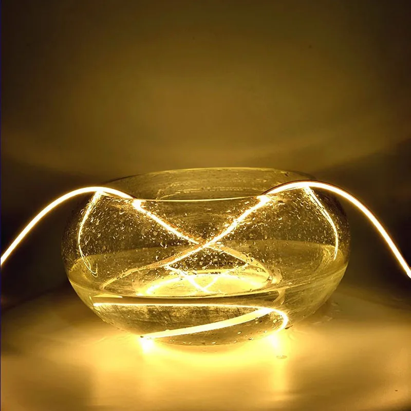 Mini tira de silicona Led estrecha, cinta de neón Flexible impermeable, decoración de gabinete, cinta de luz, difusor de canal de Gel de sílice de 4/6/8Mm