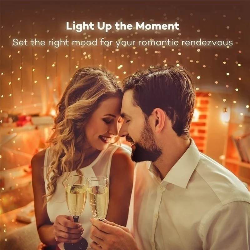 Guirnalda de luces LED de alambre de cobre de 10/20M, guirnalda impermeable con USB/batería, luz de hadas, decoración para fiesta de boda y Navidad, iluminación navideña