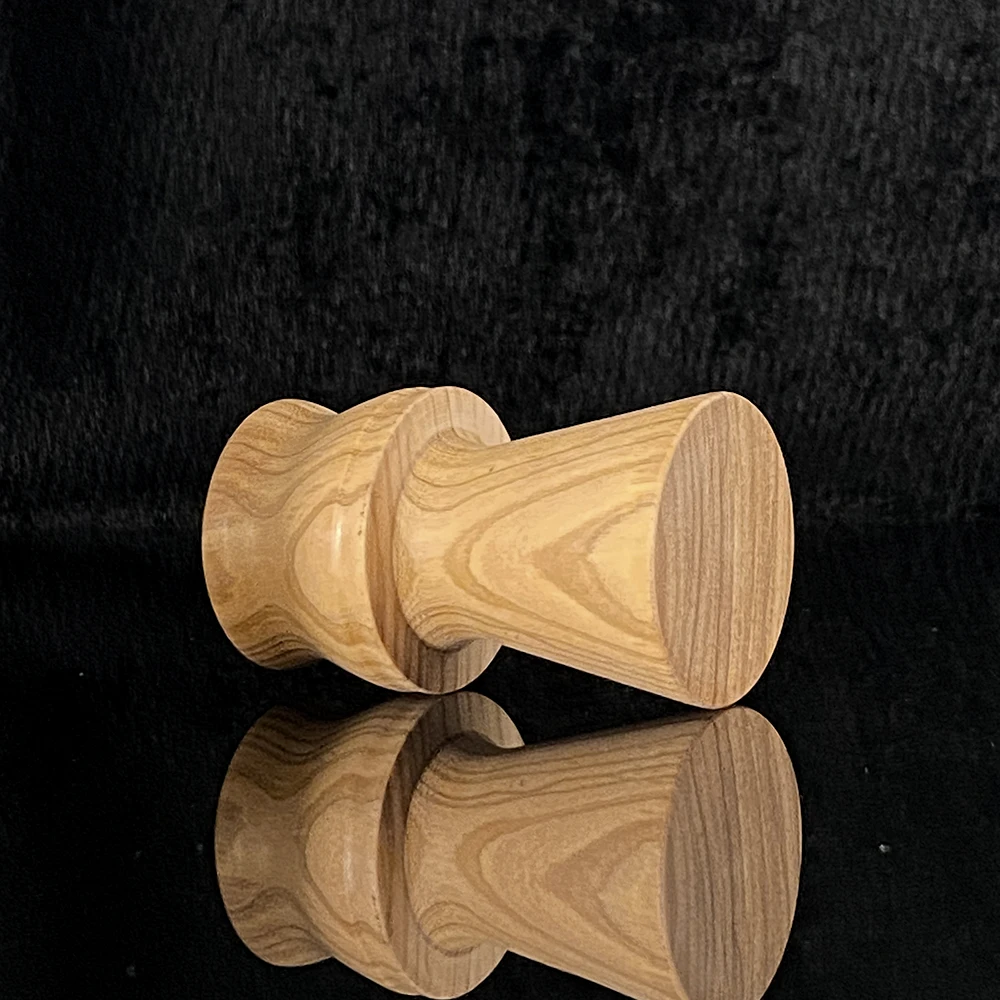 Mango de cepillo de madera de olivo estilo Shanluan, kit de afeitado BOTI, en stock, no hay personalización disponible.