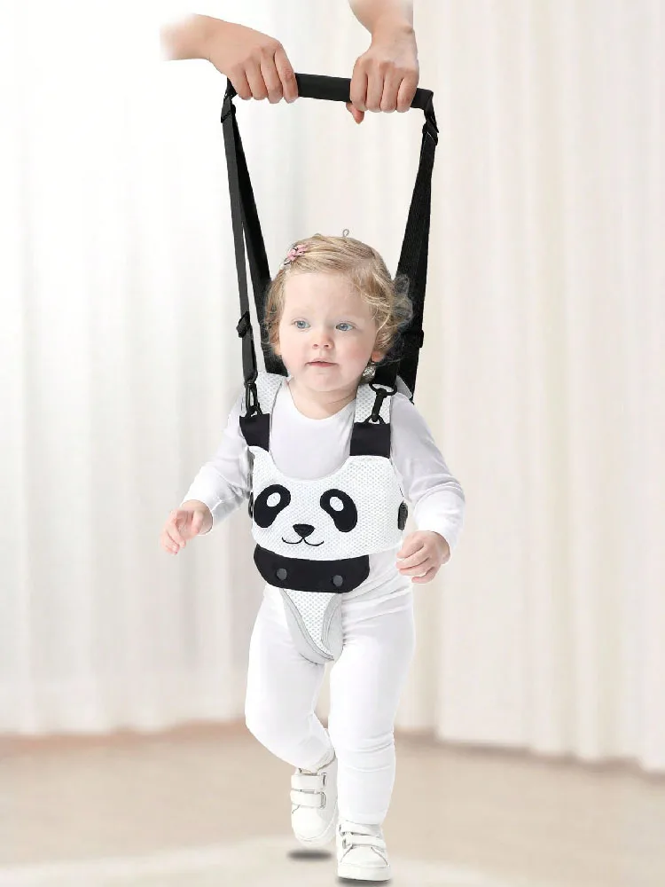 Arnés de apoyo para caminar para bebés, de una sola pieza: dispositivo de ayuda para caminar que se sostiene con la mano, cinturón de apoyo para niños pequeños, herramienta para el entrenamiento de la marcha.