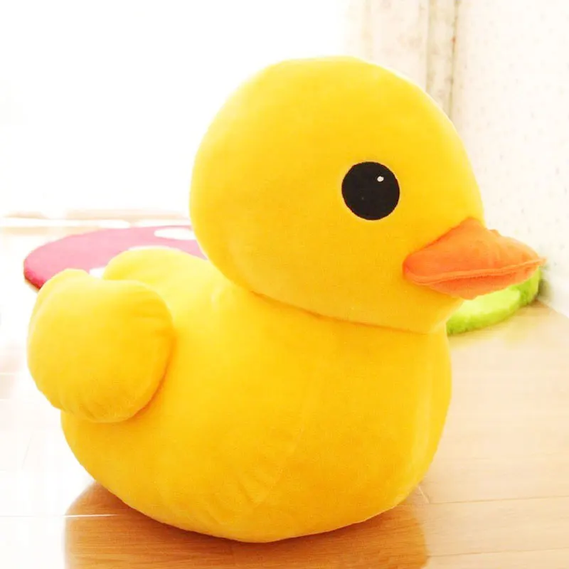 Mini muñecos de peluche de pato amarillo grande, juguete de animales de peluche de dibujos animados suaves y bonitos, regalos de cumpleaños para niños, festival de bebé para niñas