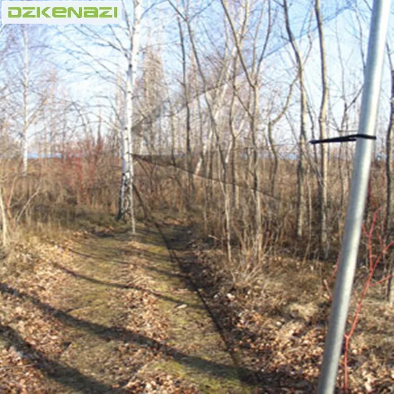 Malla de Protección para Jardín de 3x6M 3x9M 3x12M 3x15M 75D/2, Malla Antipájaros con 4 Bolsillos, Orificios de Malla de 20x20mm