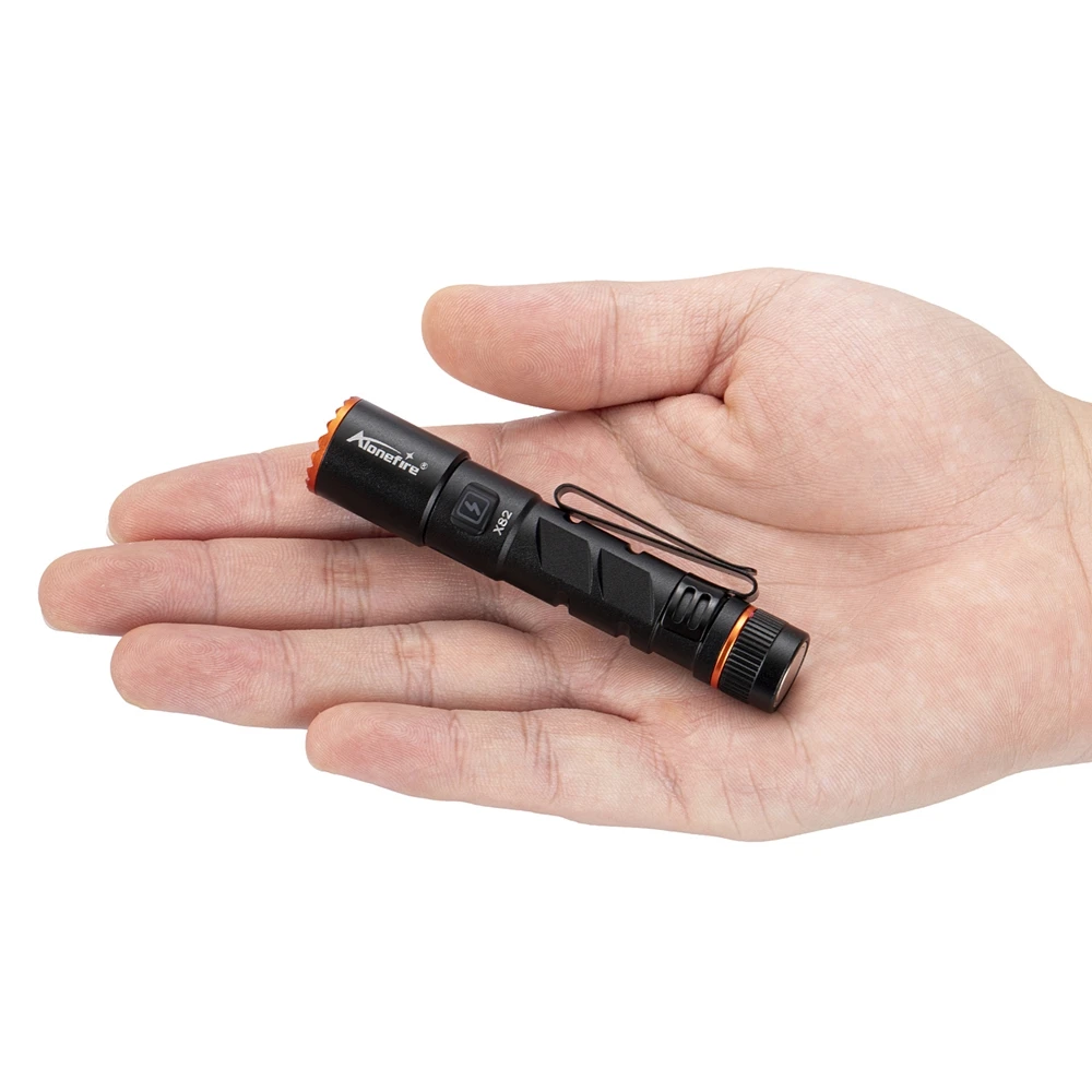 Linterna de Bolsillo LED Zoom Mini EDC de Alta Luminosidad, Recargable por USB, con Imán, Pequeña Antorcha para Campamento, Senderismo y Emergencias al Aire Libre